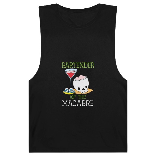 Bartender of the Macabre Bartender Halloween Barnard Tanks