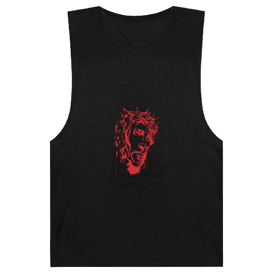 Jesus King Of Kings Love Jesus Christian Christmas Barnard Tanks