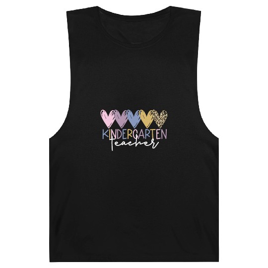 Kindergarten Teacher Back To School Kindergarten Barnard Tanks