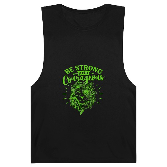 Green And Navy Be Strong Barnard Tanks