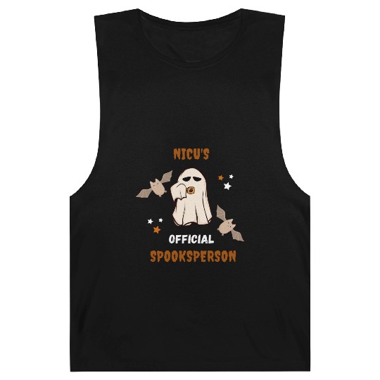 Cute NICU Halloween | NICU official spooksperson Barnard Tanks
