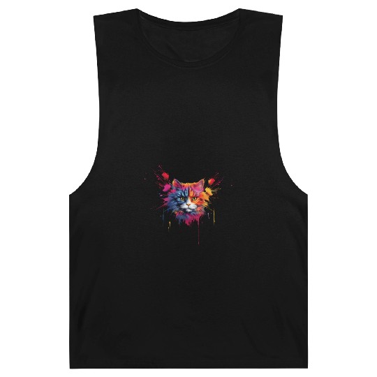 Color Explosion Persian Cat Barnard Tanks