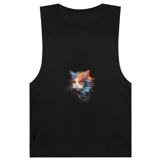 Persian Cat Masterful Animal Painting Barnard Tanks