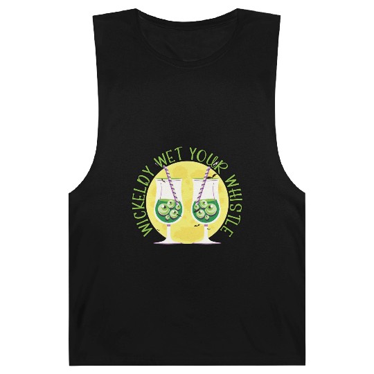 Wickedly Wet Your Whistle Bartender Halloween Barnard Tanks