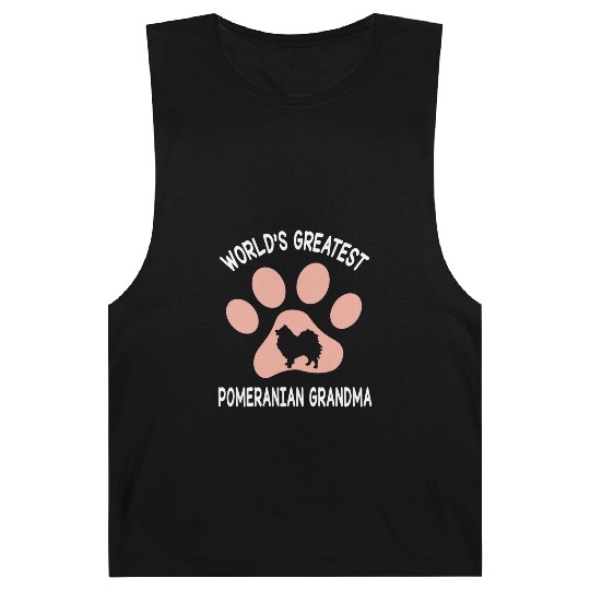 T7tee Happy Mother Day Pomeranian Dog Lover Barnard Tanks