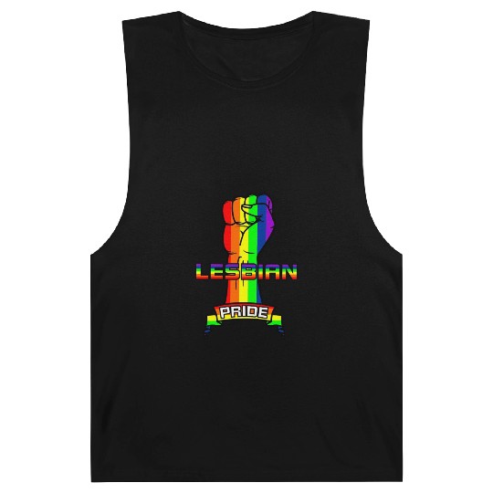 Rainbow lesbian pride Barnard Tanks