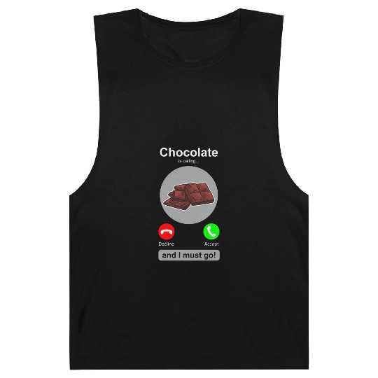 Chocolate Chocolate Candy Humor Barnard Tanks