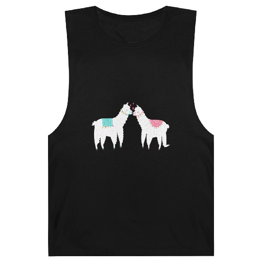 Llama Summer Wedding Anniversary Enet Barnard Tanks