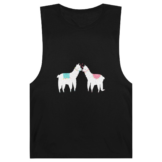 Llama Summer Wedding Anniversary Enet Barnard Tanks