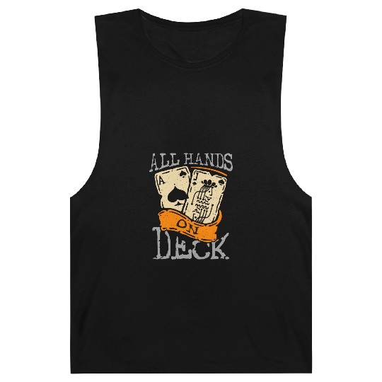 Classic Blackjack All Hands On Deck Loves Gambling Barnard Tanks