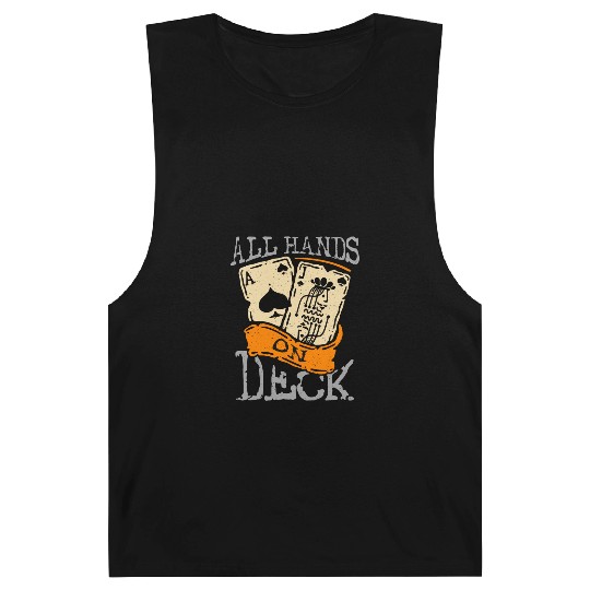 Classic Blackjack All Hands On Deck Loves Gambling Barnard Tanks
