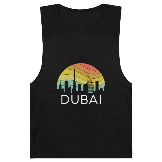 Dubai Skyline City Arab Emirates Uae Arcihtecture Barnard Tanks