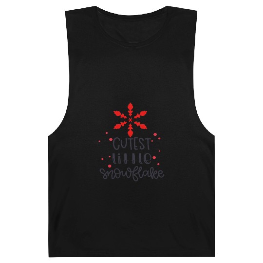Cutest Snowflake Winter Snow Barnard Tanks