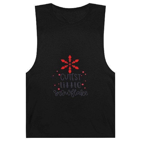 Cutest Snowflake Winter Snow Barnard Tanks