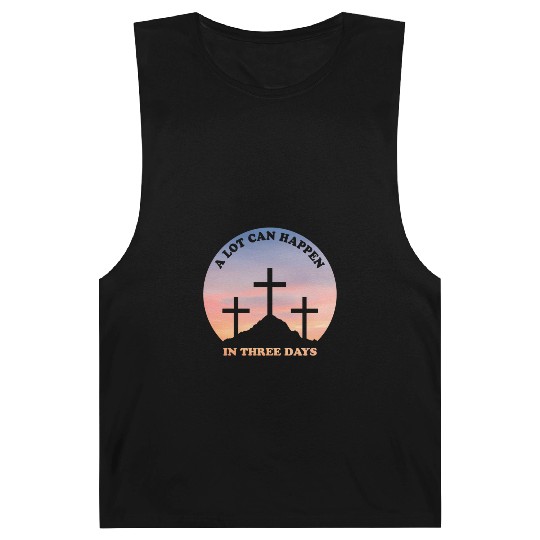 A Lot Can Happen In Three Days Christian Easter Barnard Tanks