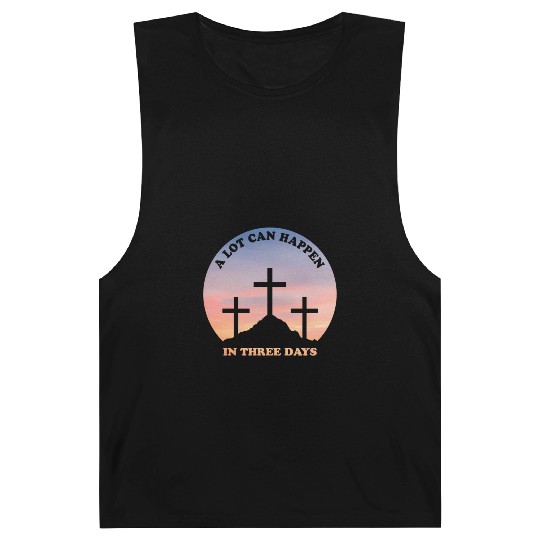 A Lot Can Happen In Three Days Christian Easter Barnard Tanks