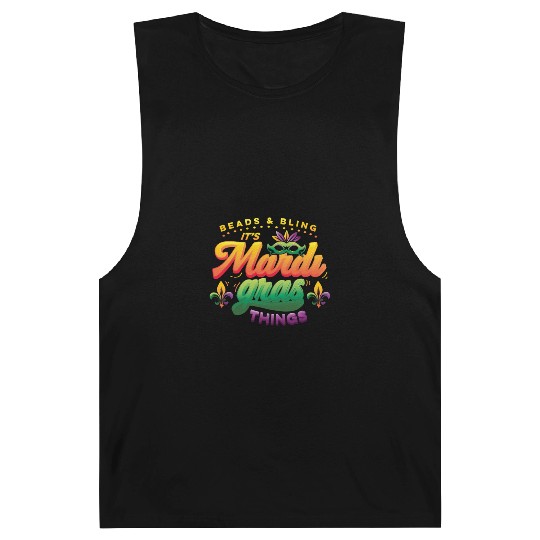 Beads & Bling It's Mardi Gras Things Barnard Tanks