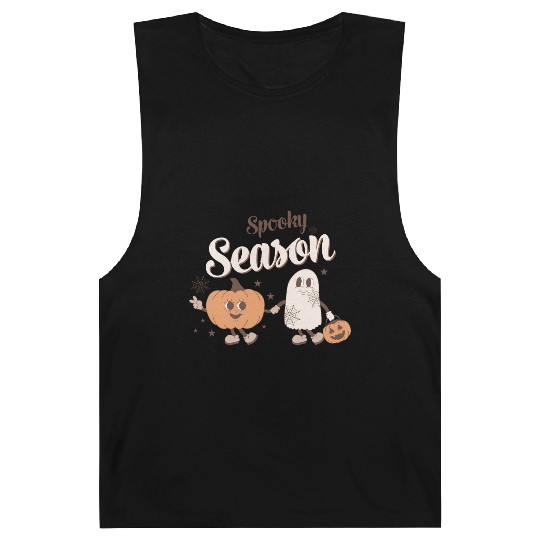 Spooky Season Ghost Pumpkin Friends Barnard Tanks