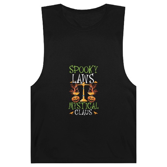 Spooky Laws Mystical Clause Scary Lawyer Halloween Barnard Tanks