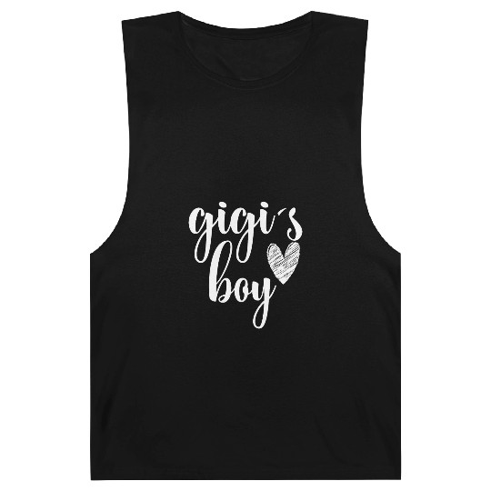 Funny Matching Gigi Boy for Grandma Whit Boy Barnard Tanks