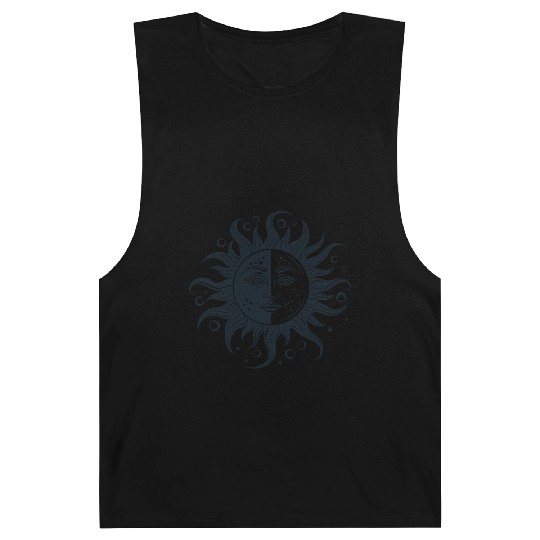 Harmonious Sun and Moon - Spiritual Design Barnard Tanks