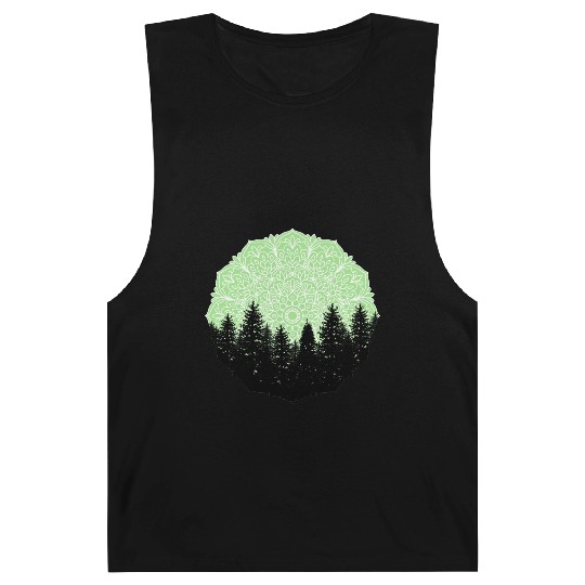 Green Forest Mandala Pacific Northwest Barnard Tanks