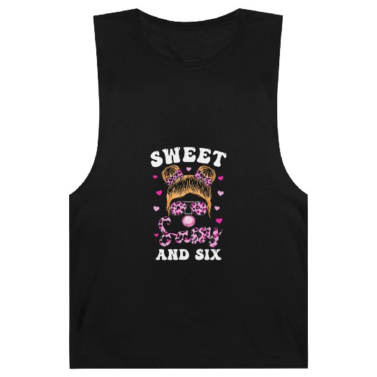 Sweet Sassy And Six Messy Bun Leopard Sunglasses Barnard Tanks
