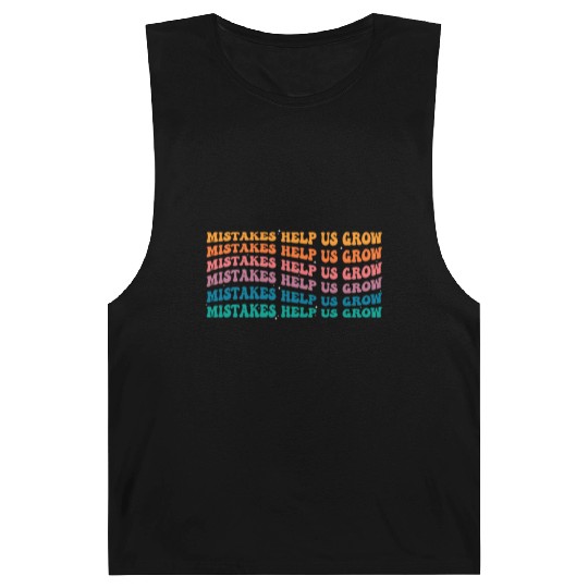 Groovy Mistakes Help Us Grow - Back To School Barnard Tanks