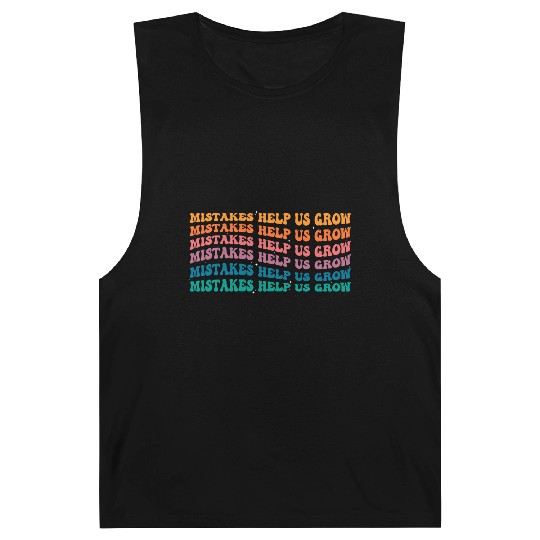 Groovy Mistakes Help Us Grow - Back To School Barnard Tanks
