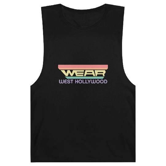 Wear West Hollywood Apparel with Vintage Rainbow Barnard Tanks