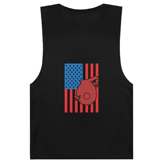 Beekeeping US Flag Barnard Tanks