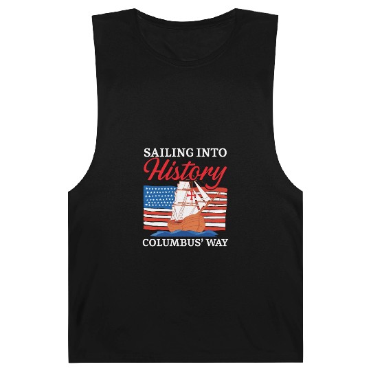 Sailing Into History Columbus' Way Columbus Day Barnard Tanks