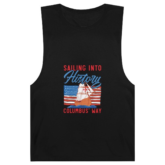 Sailing Into History Columbus' Way Columbus Day Barnard Tanks