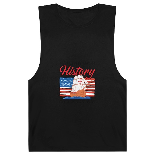 Sailing Into History Columbus' Way Columbus Day Barnard Tanks