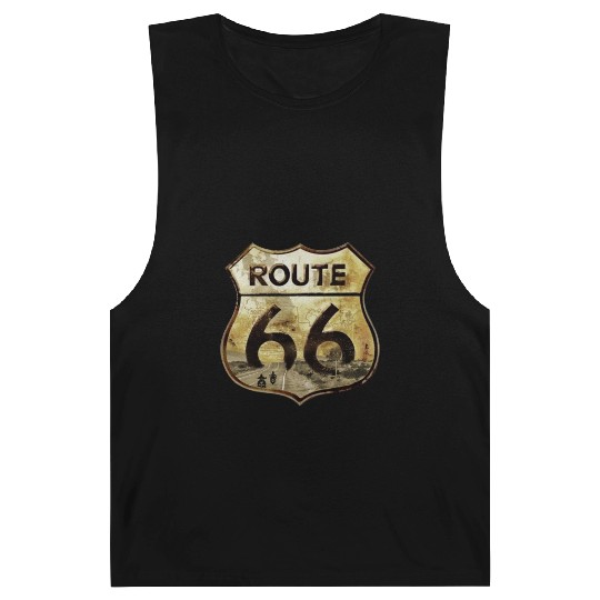 Route 66 trip with motorcycle Barnard Tanks