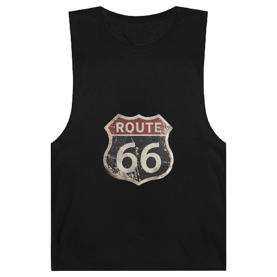 Route 66 vintage sign Barnard Tanks