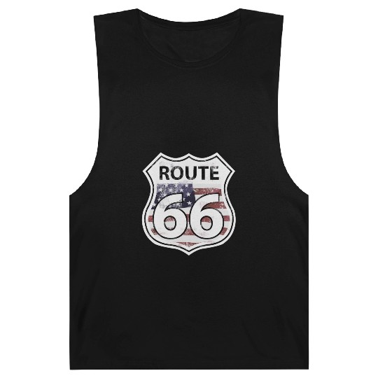 Route 66 - American Flag Barnard Tanks