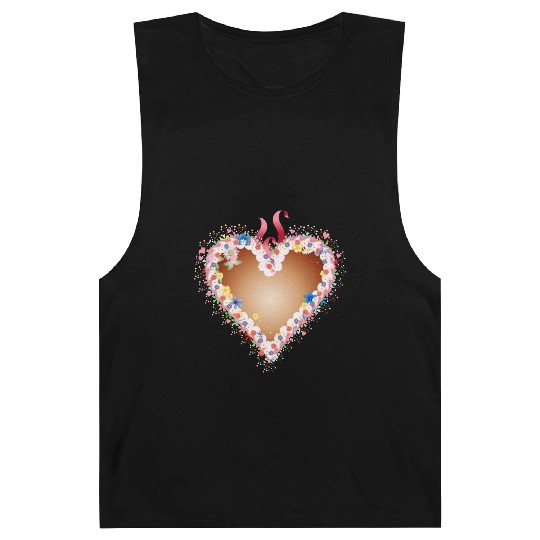 Gingerbread heart folk festival with flowers Barnard Tanks