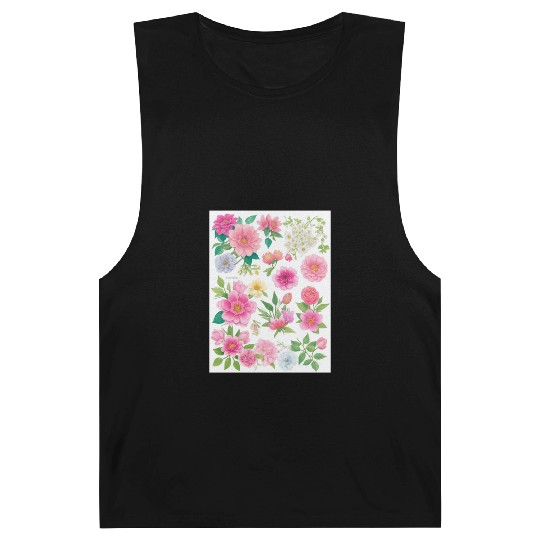 Lavender and Lilac Spring Flowers Barnard Tanks