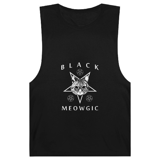 Black Meowgic Gothic Barnard Tanks