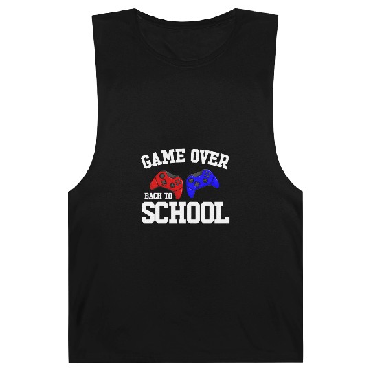 Game Over Back To School Gamer Back To School Barnard Tanks
