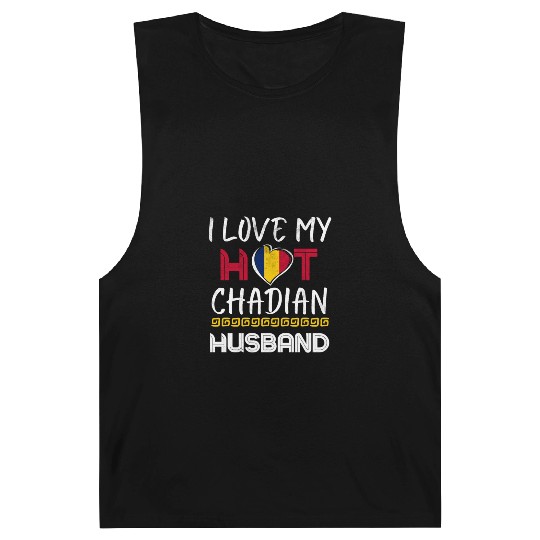 Funny Chadian Husband Proud Wife Barnard Tanks
