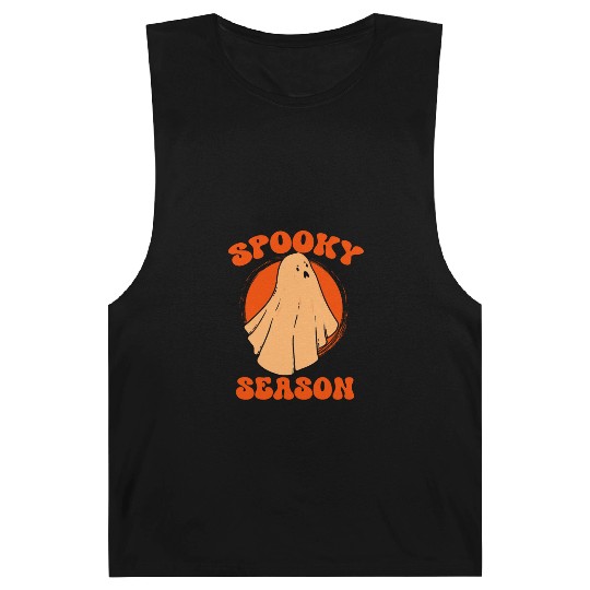 Retro VIntage Halloween Costume Spooky Season Men Barnard Tanks