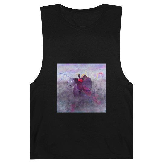 Mothman and Bessie the Lake Erie Monster's Vacay Barnard Tanks