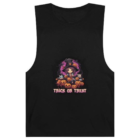 Cute Halloween witch Barnard Tanks