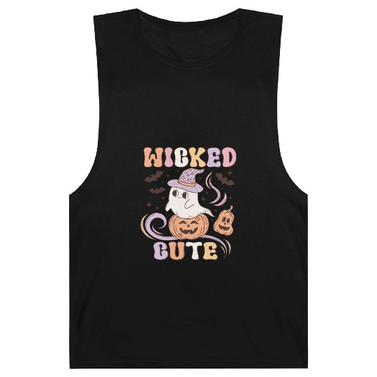 Wicked Cute Halloween: Spooky Charm and Cuteness Barnard Tanks