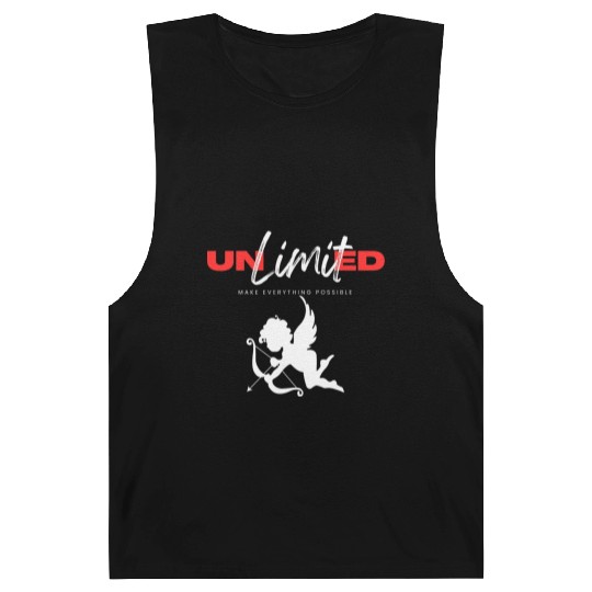 White Red Simple Typography Barnard Tanks 1