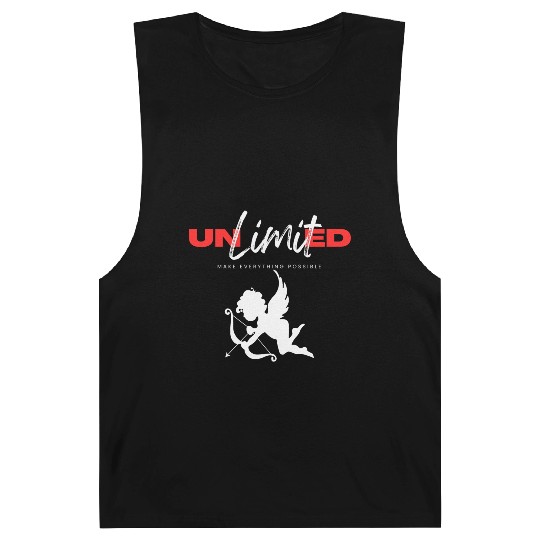 White Red Simple Typography Barnard Tanks 1
