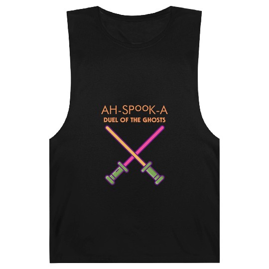 Ahs-Booka: Duel of the Ghosts Retro Halloween Barnard Tanks