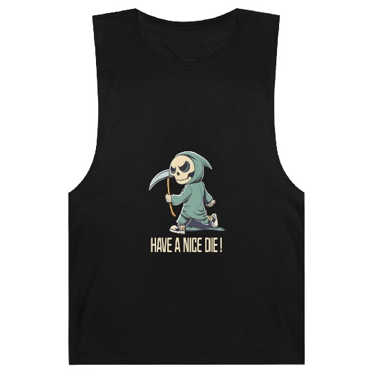 Cute Chibi Grim Reaper Barnard Tanks